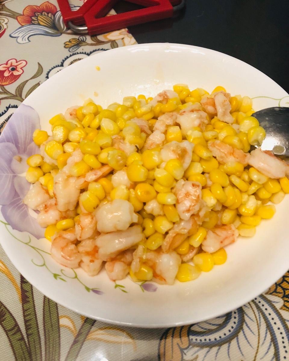 虾仁玉米