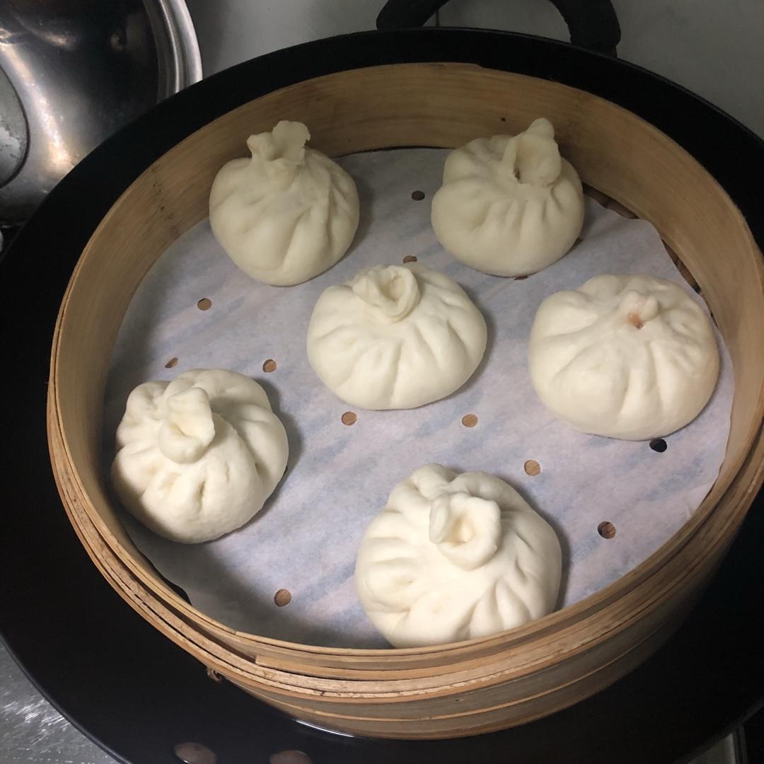 猪肉包子（附视频。一次性发酵。）
