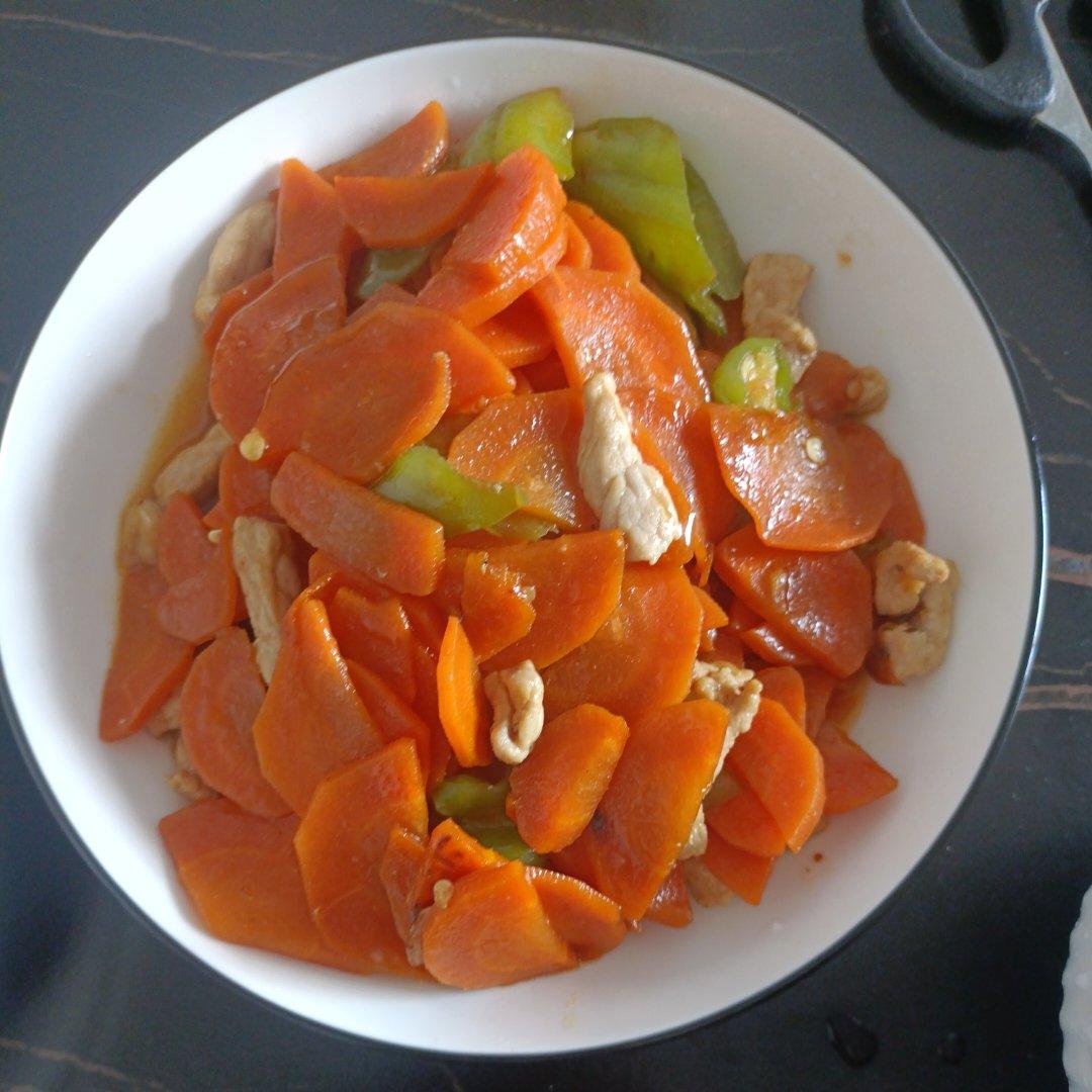 胡萝卜炒肉