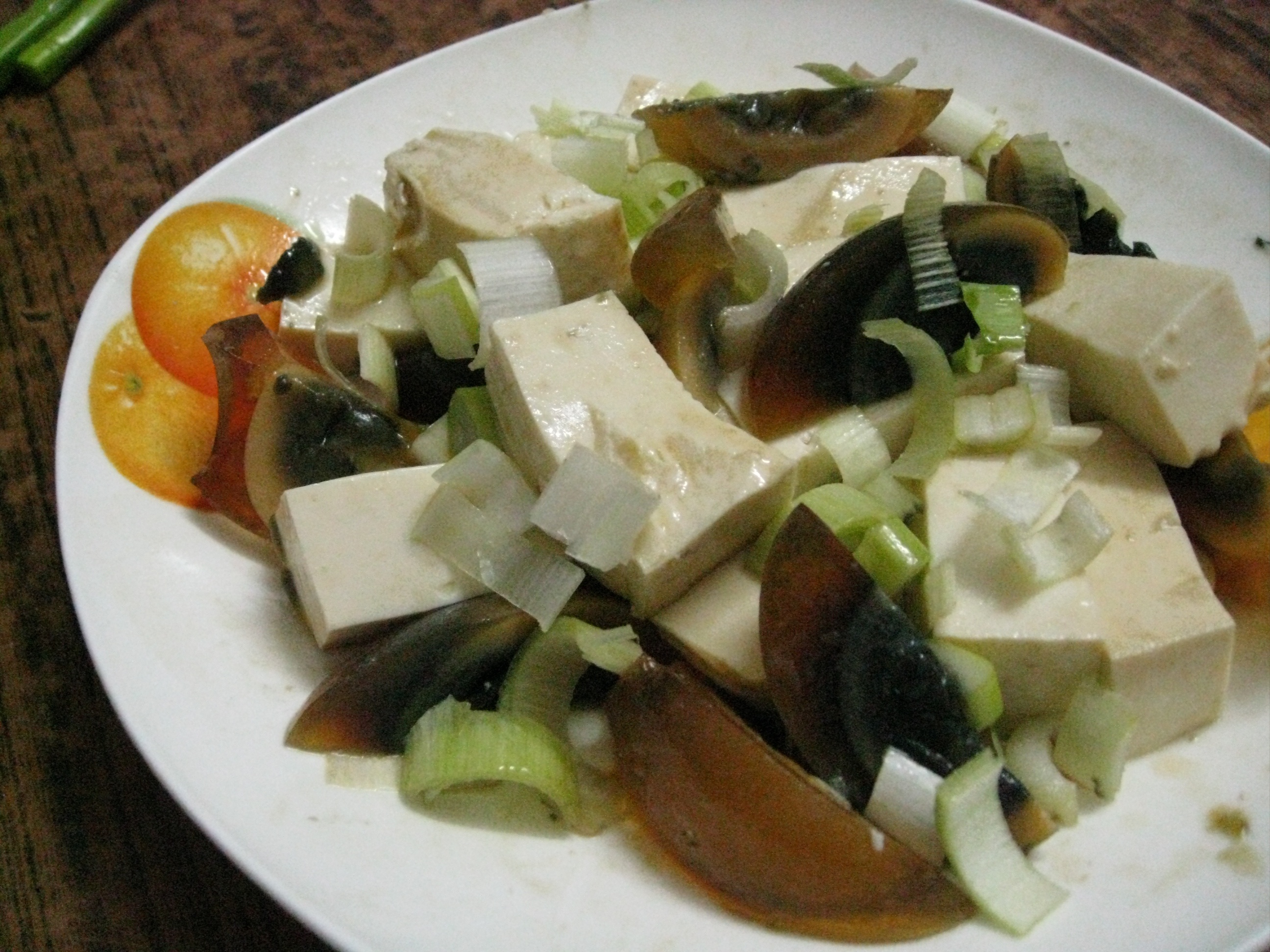 皮蛋豆腐