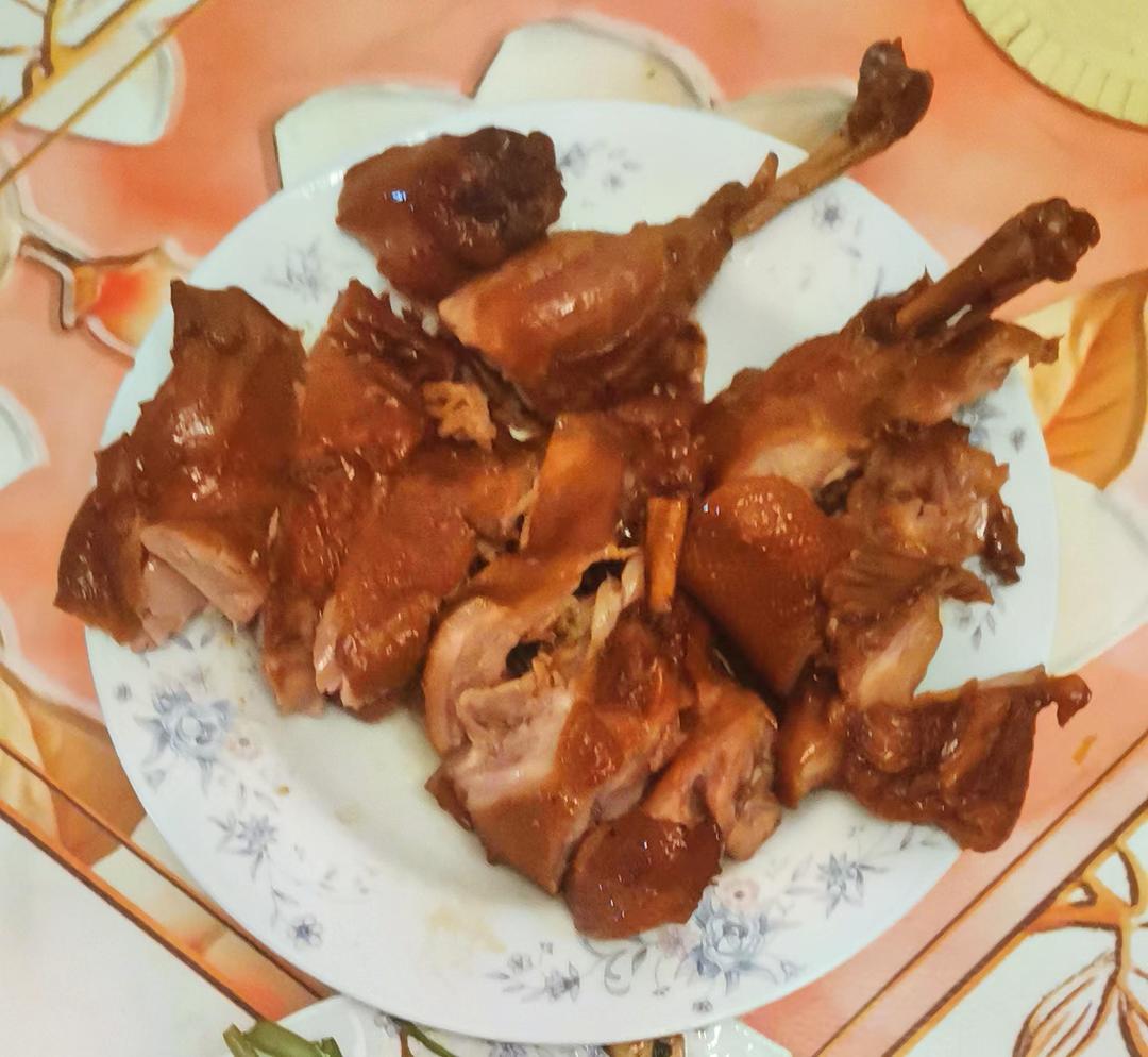 简单易做又好吃的豉油鸭（也叫三杯鸭)