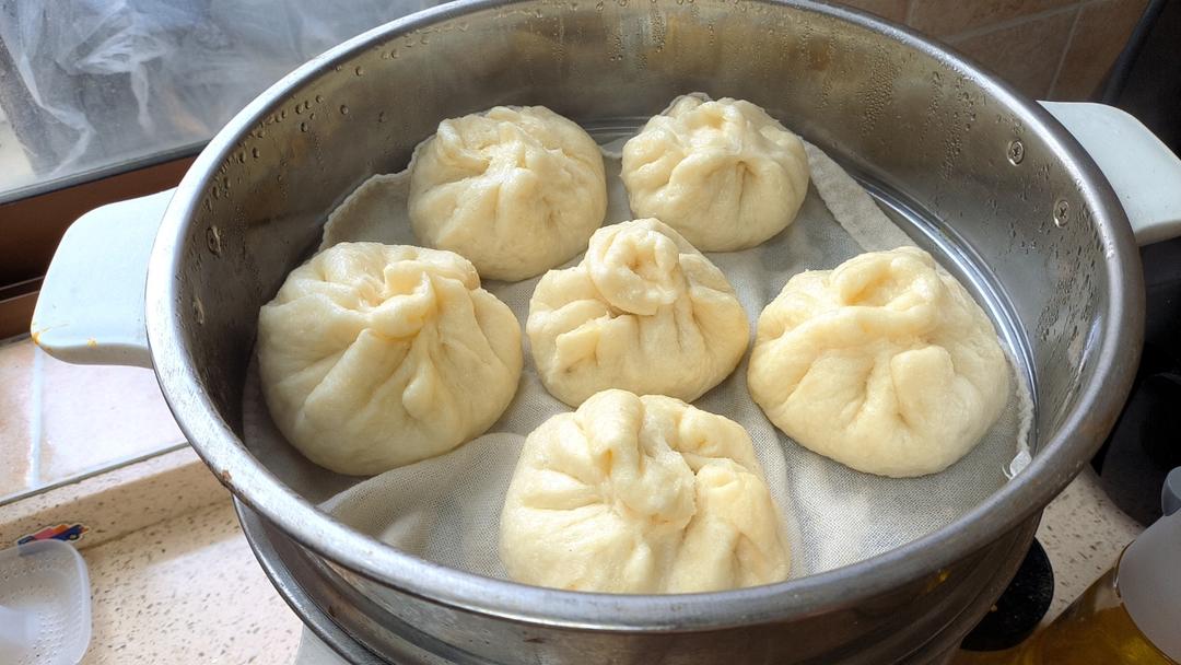 茄子素馅包子