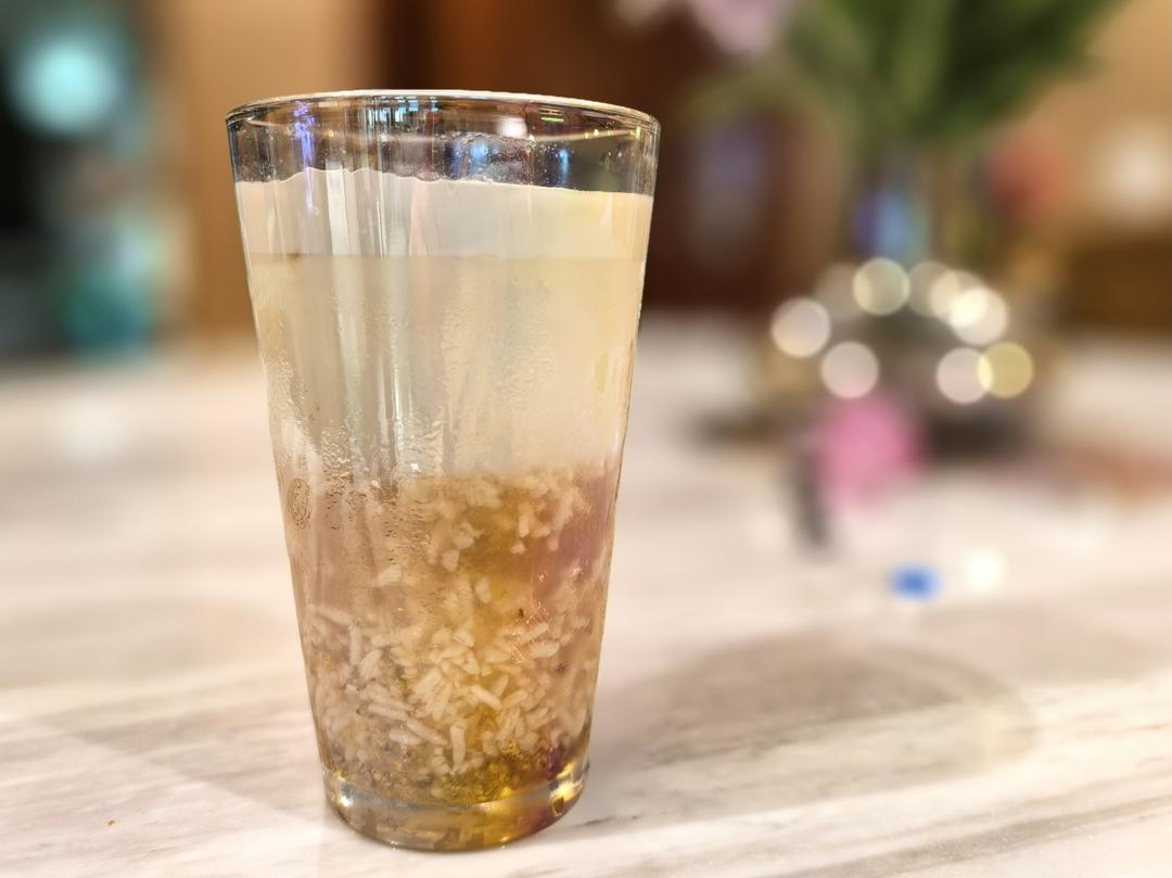 桂花酒酿冰奶茶🌼超好喝的中国风味茶