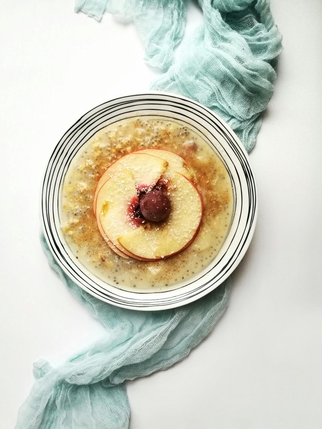 多口味牛奶钢切早餐燕麦粥丨健康·三餐