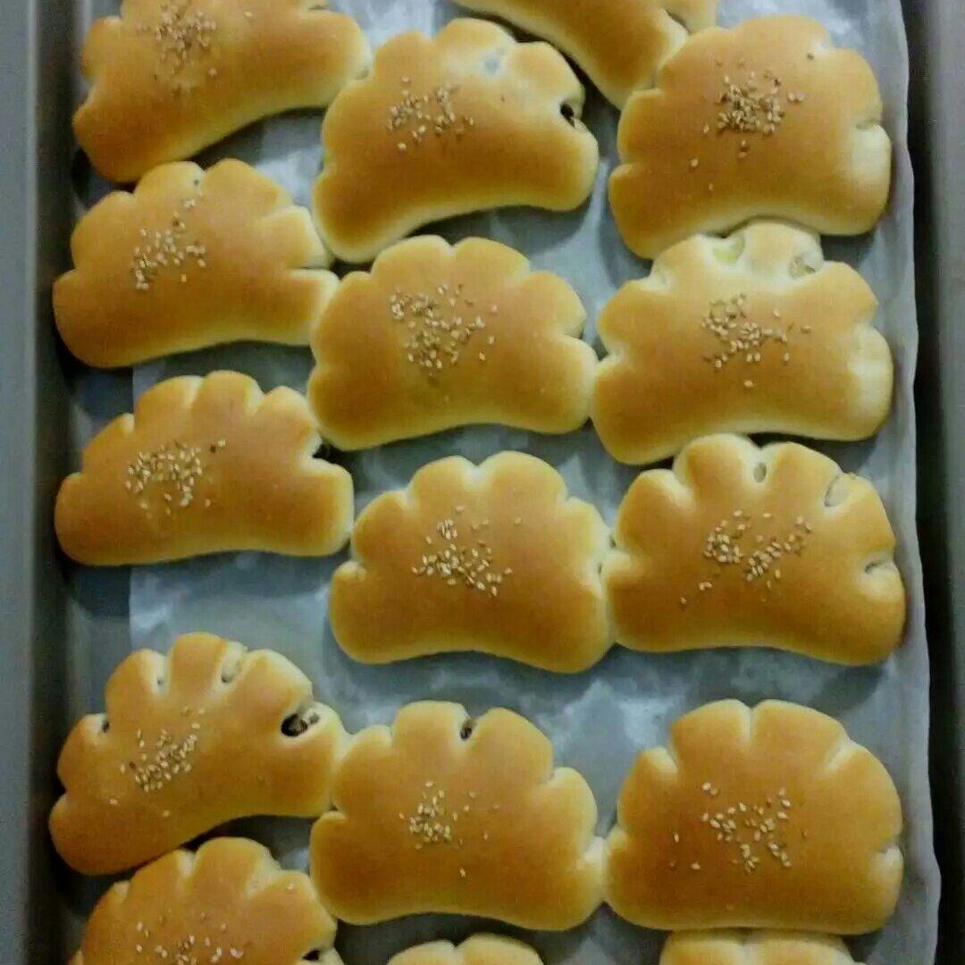 黄米蜜豆小餐包