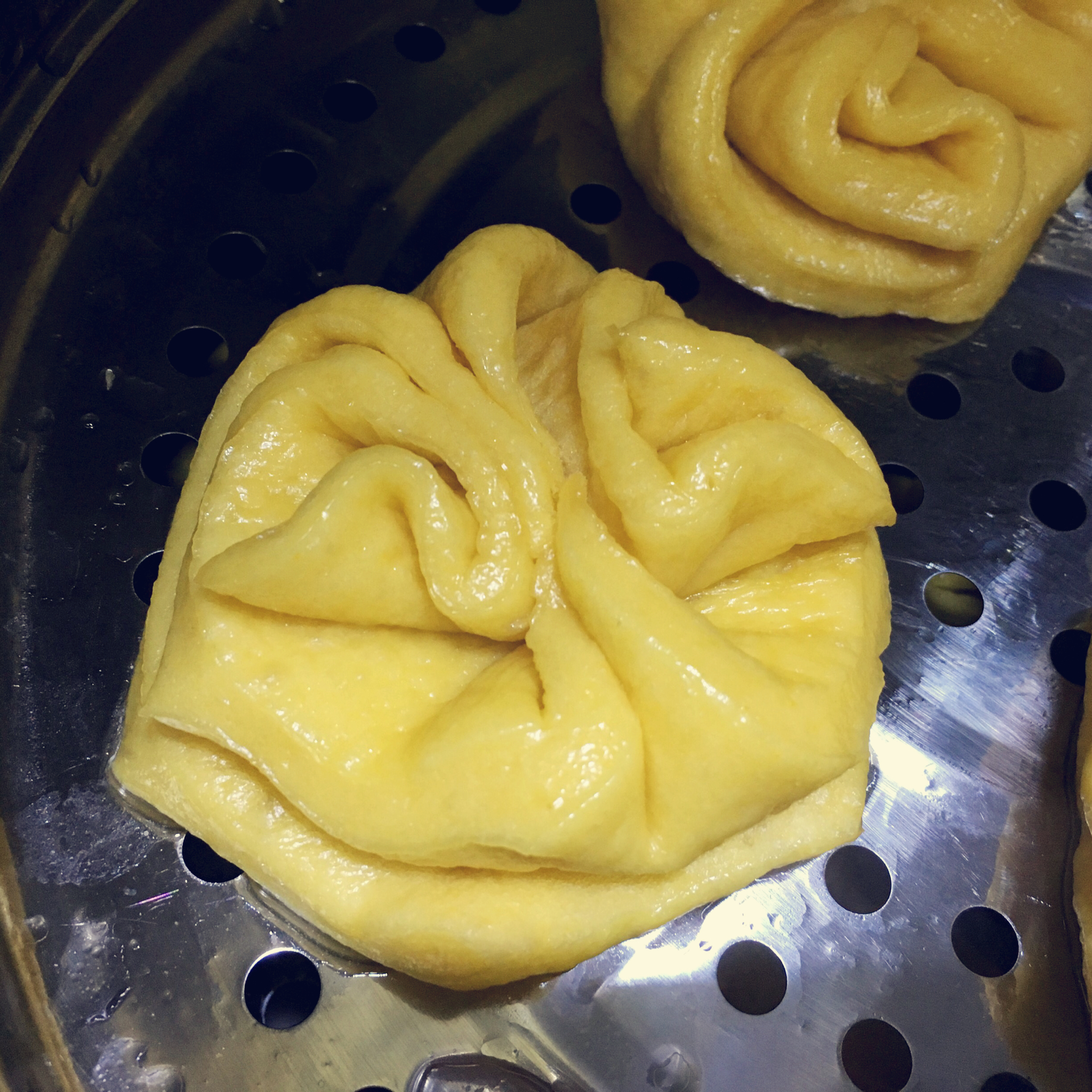 南瓜花卷馒头