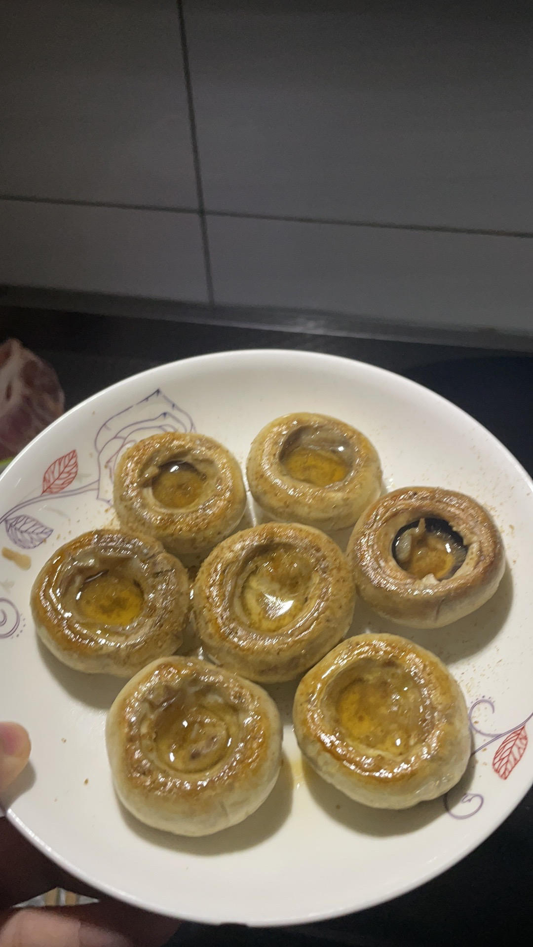 香煎口蘑  鲜的扭起来