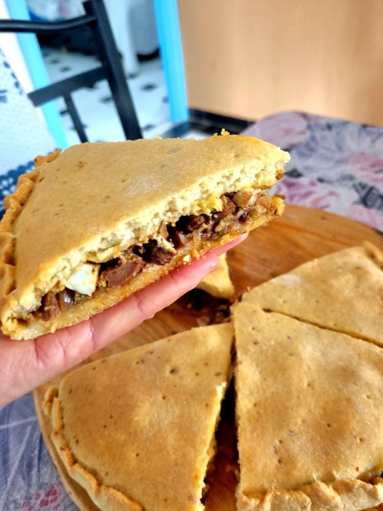 撒哈拉沙漠的馅饼 摩洛哥牛肉馅饼Medfouna , Rissani
