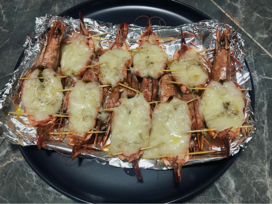 芝士烤虾（烤箱版）