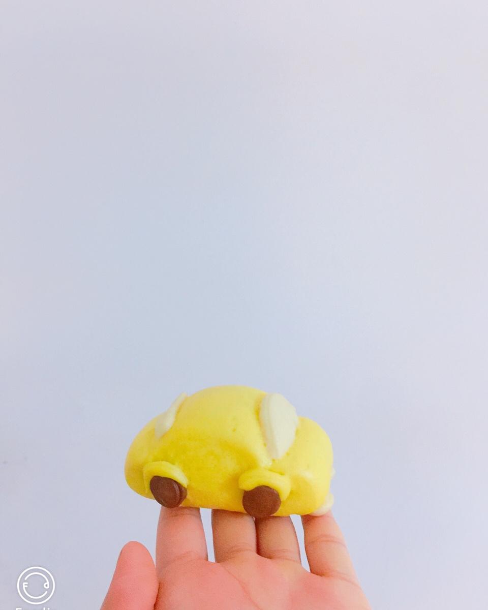 卡通刀切馒头系列之——小汽车南瓜馒头
