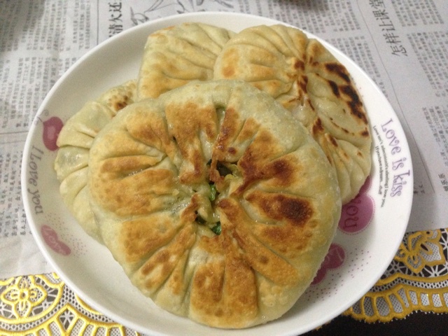 薄皮韭菜饼