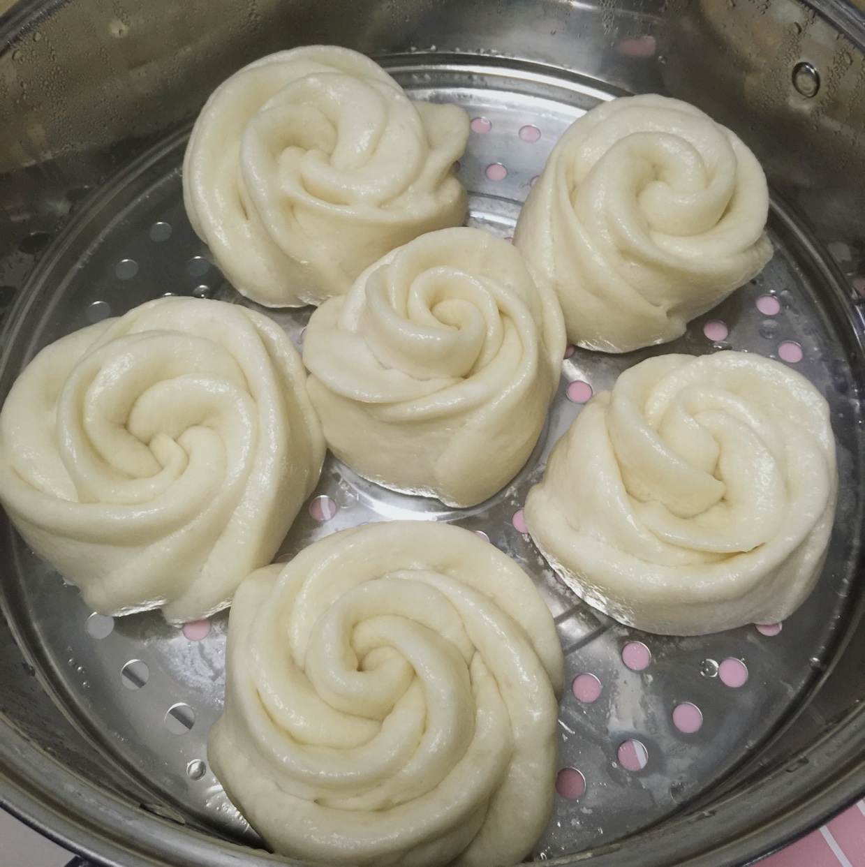 玫瑰花馒头