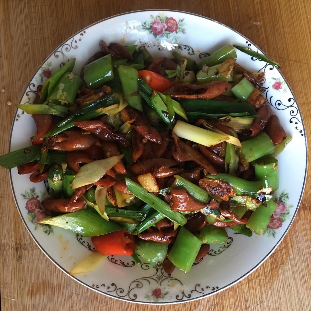 青蒜杭椒小炒肥肠【食材包操作说明】