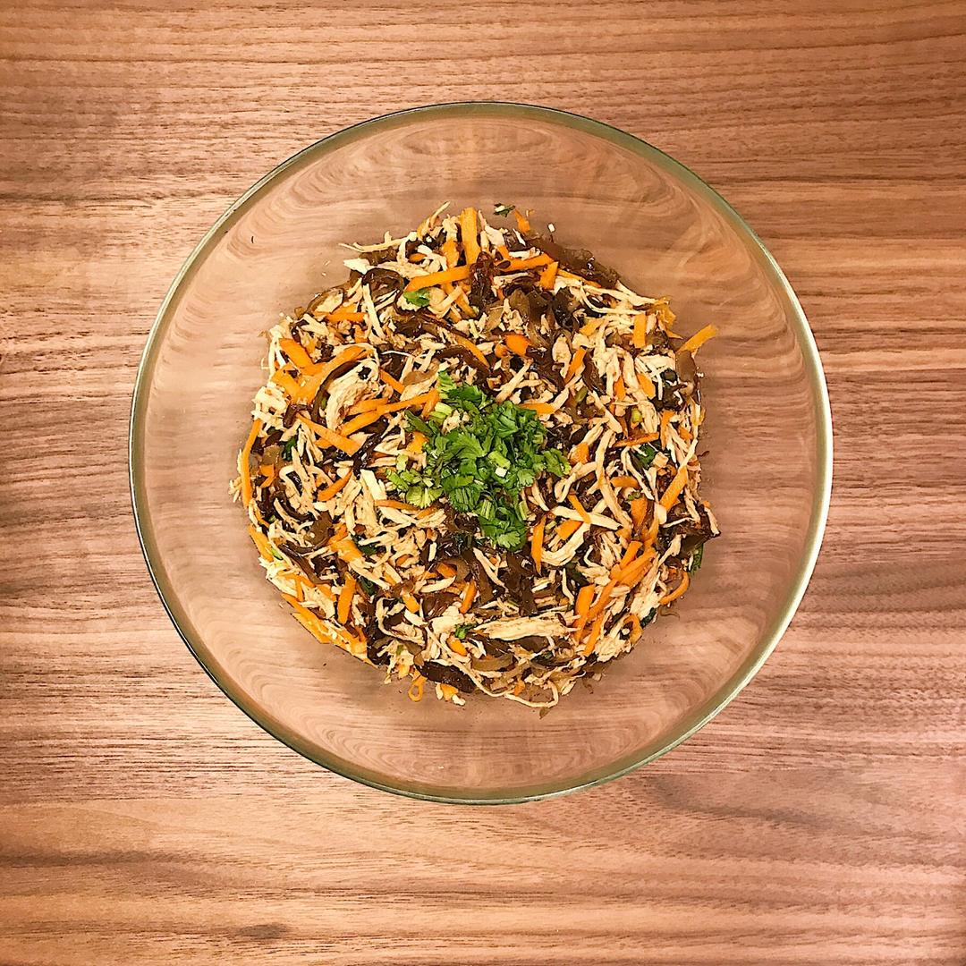 减脂健身｜凉拌手撕鸡丝（香辣&麻油版）