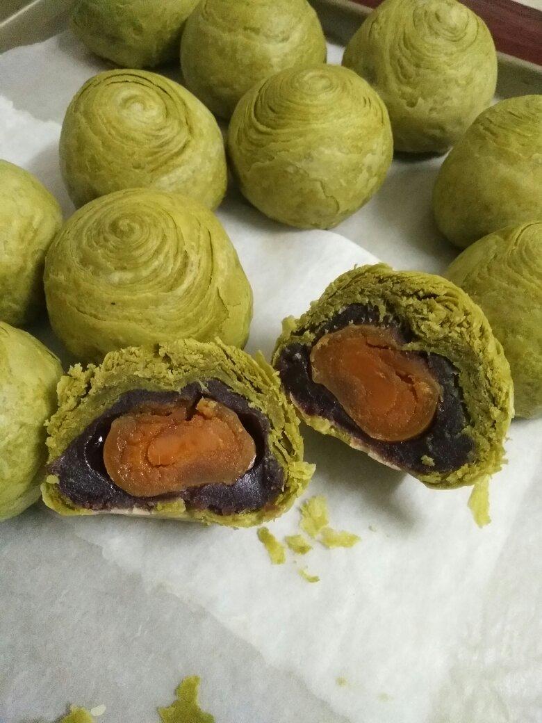 螺旋酥.蛋黄酥.-个人的技巧