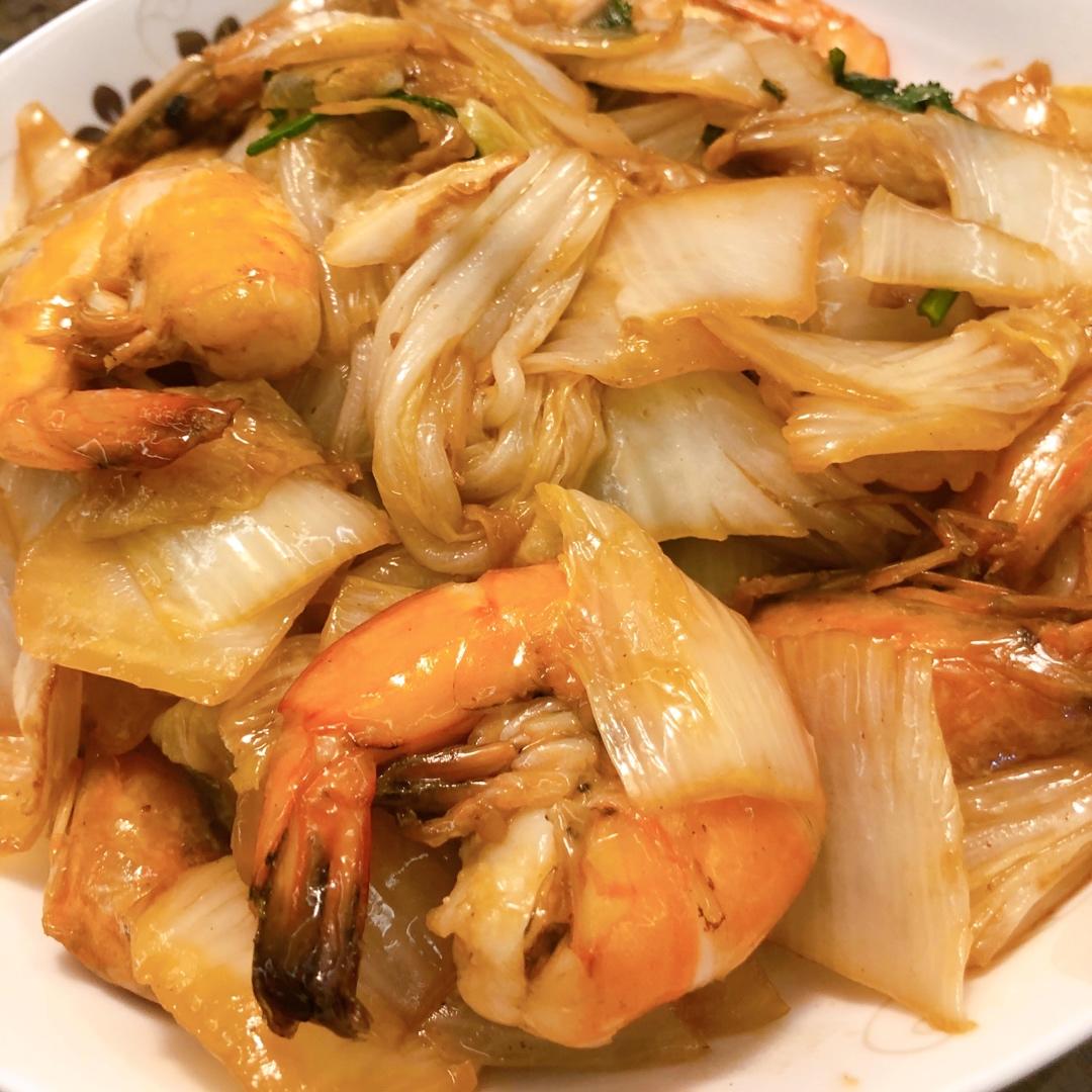 鲁式“四勺”白菜虾