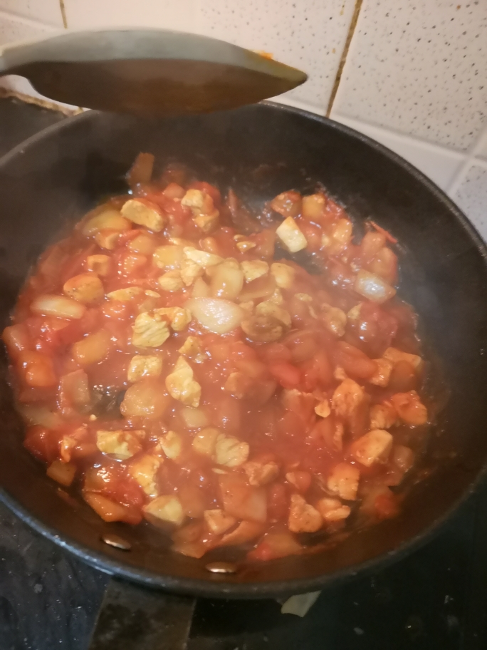番茄鸡肉芝士焗饭【烤箱版】的做法 步骤6