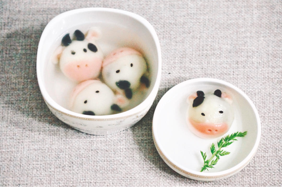 卡通汤圆  超级软糯好操作的汤圆皮配方大分享