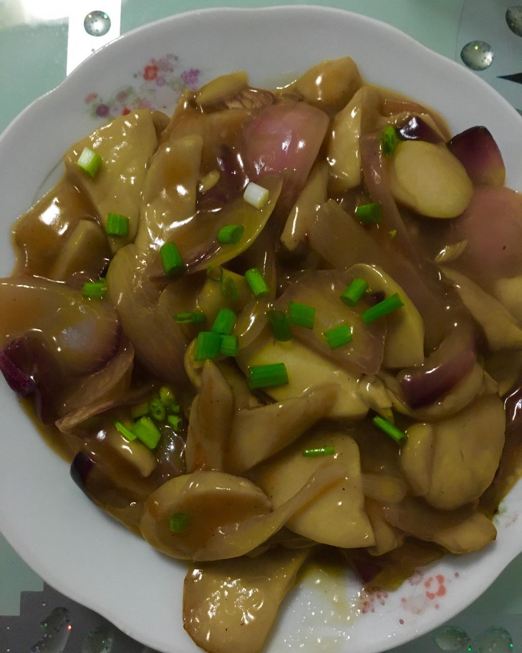 洋葱遇到杏鲍菇