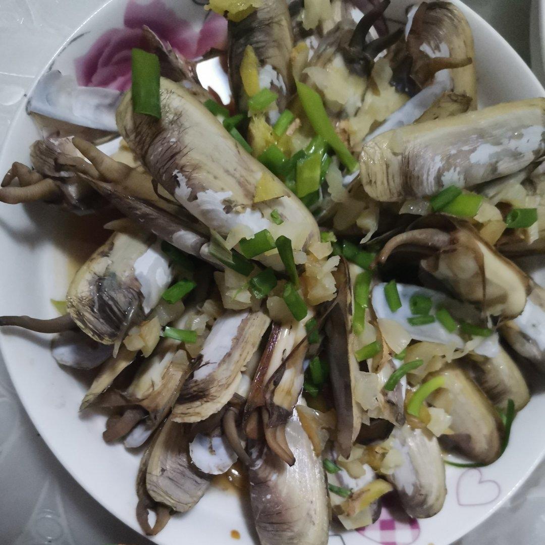 葱油蛏子