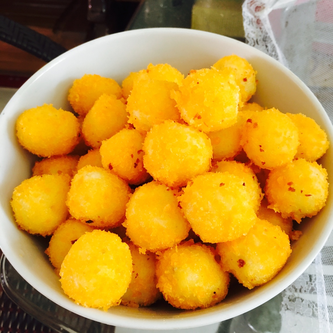伊沫晨做的炸土豆丸子