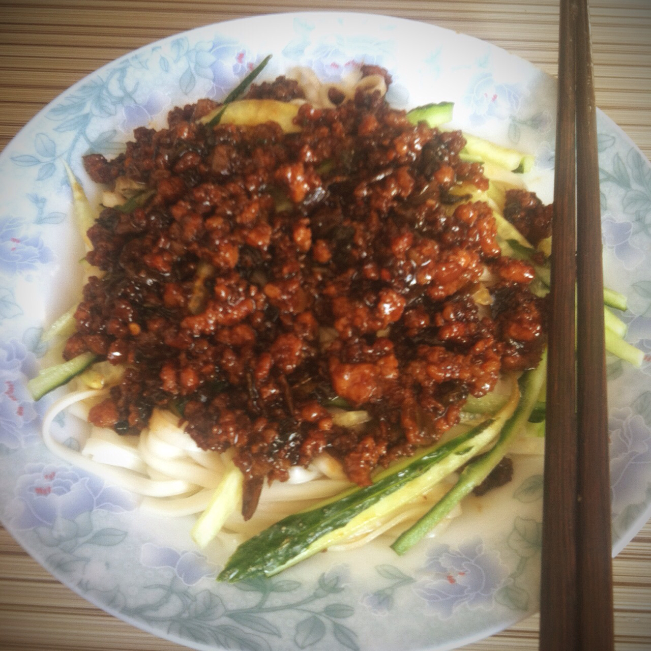 自制杂酱面