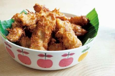 【饭岛奈美】炸香蕉的做法