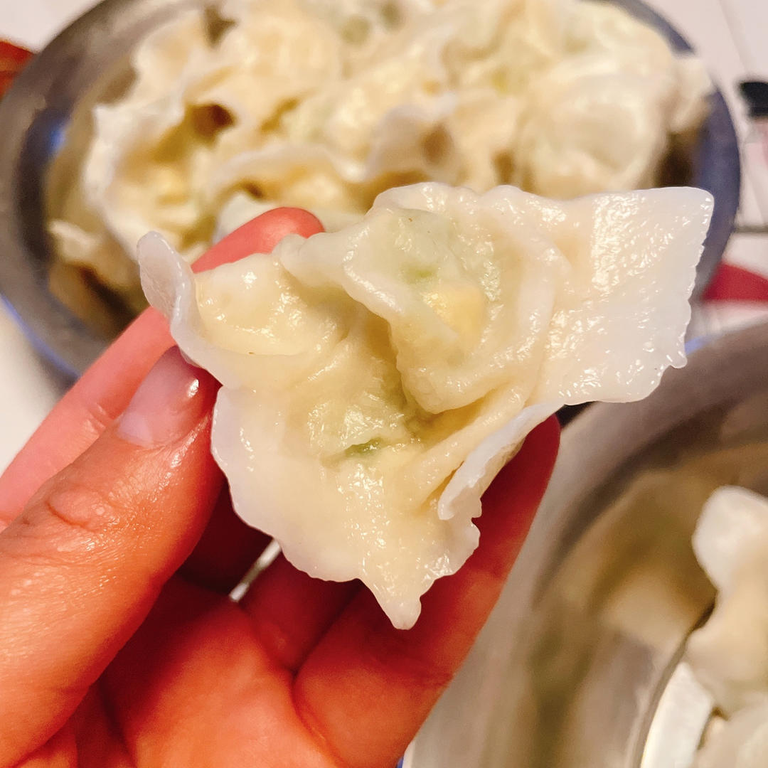 手工揉面三分钟，又韧又薄又好包的饺子皮