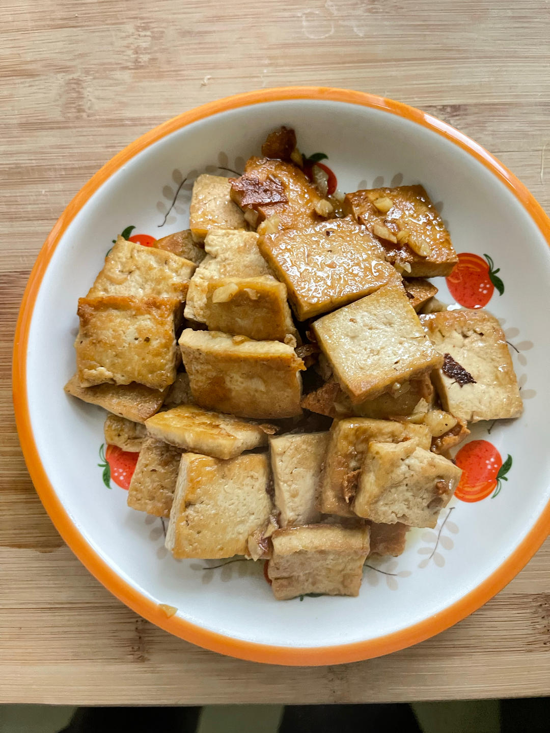 蒜香煎豆腐 炒鸡无敌美味