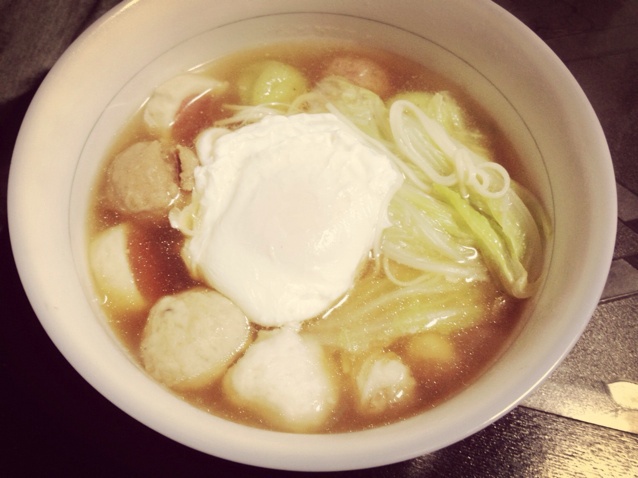 小葱麻油酱油面