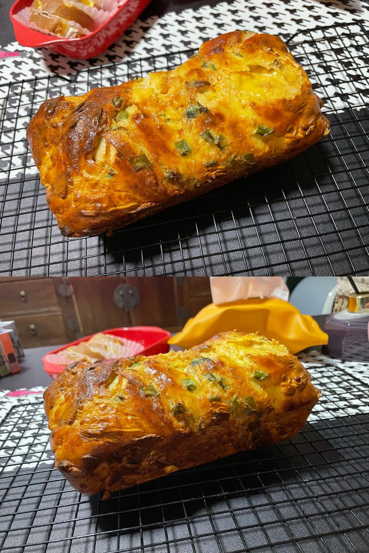 肉松香葱吐司（四种整形手法）