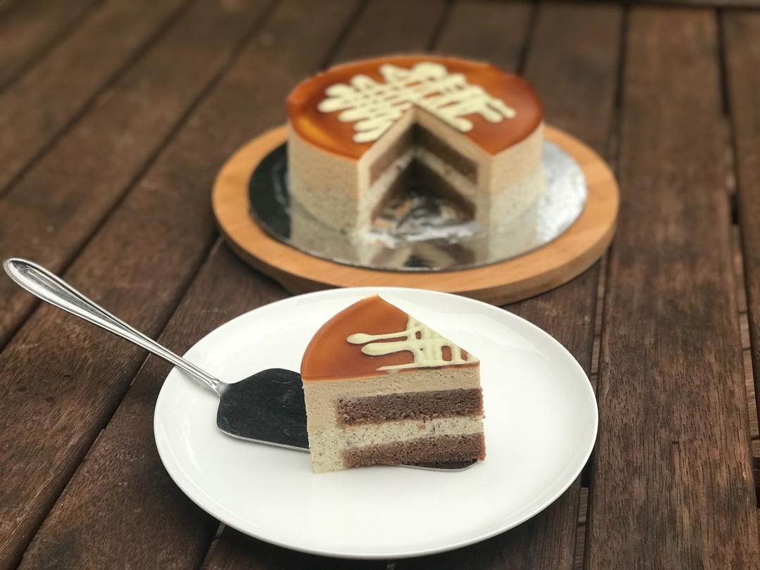 sarachow做的鸳鸯慕斯蛋糕(6寸)