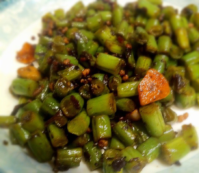 肉末橄榄菜四季豆