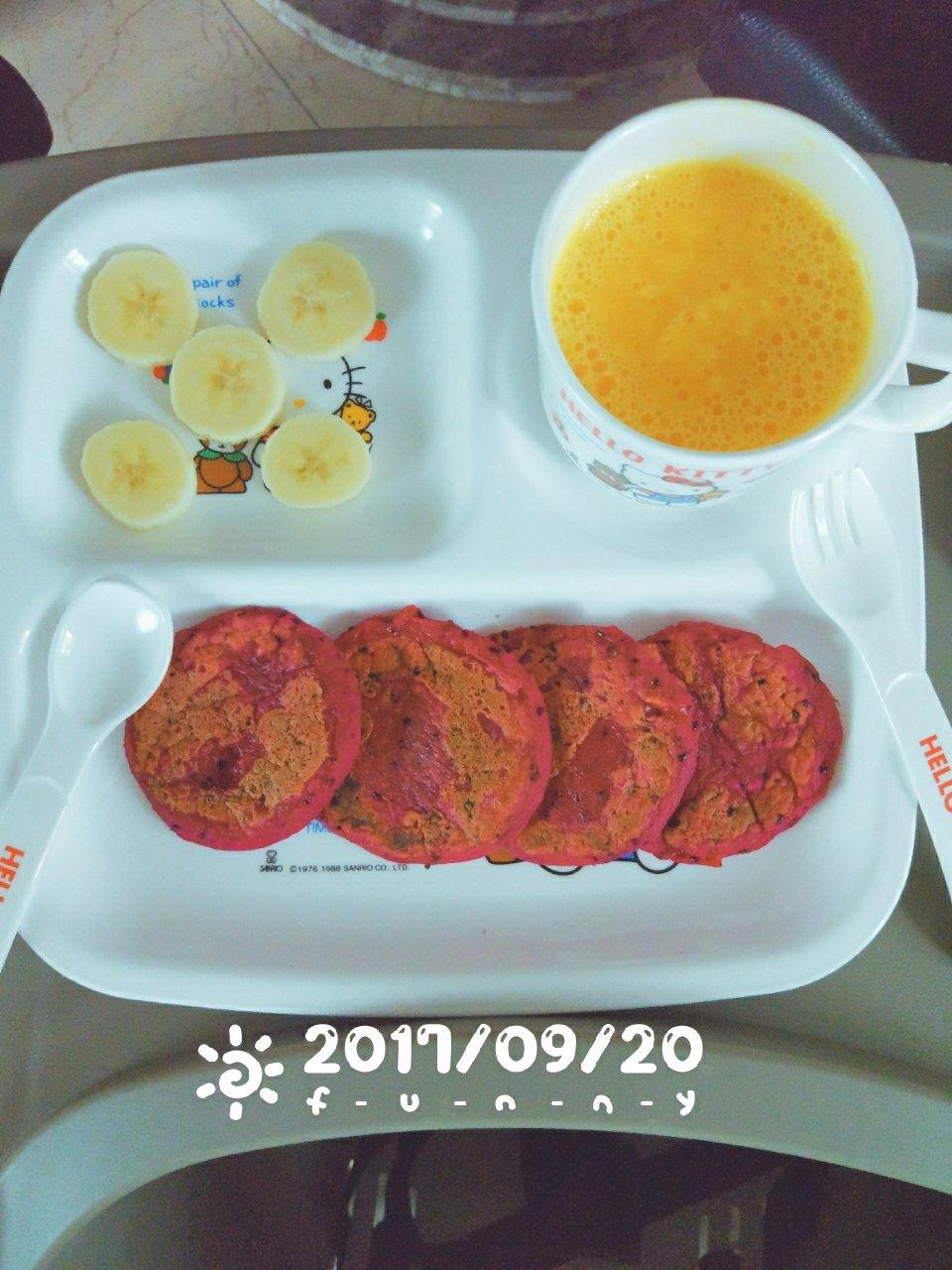 香蕉松饼(宝宝辅食无糖无油版)