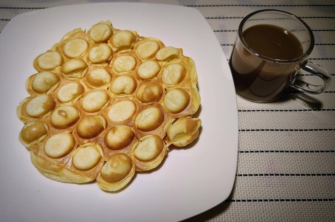 超好吃的网红鸡蛋仔，在家也能做，隔壁小孩都馋哭了