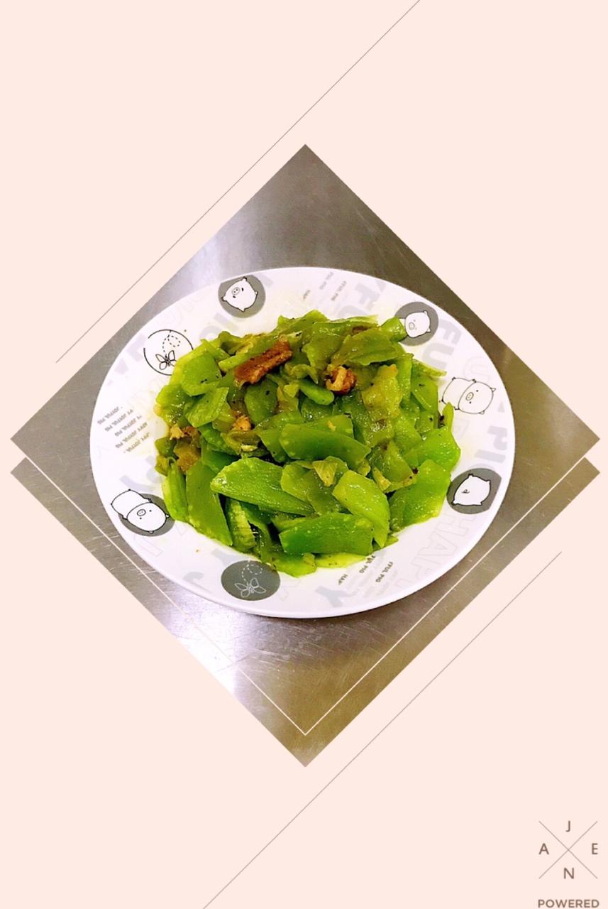 莴苣炒肉