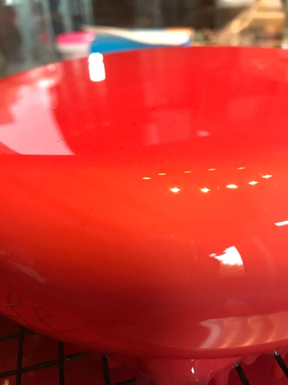 喷出来的蛋糕淋面（镜面）