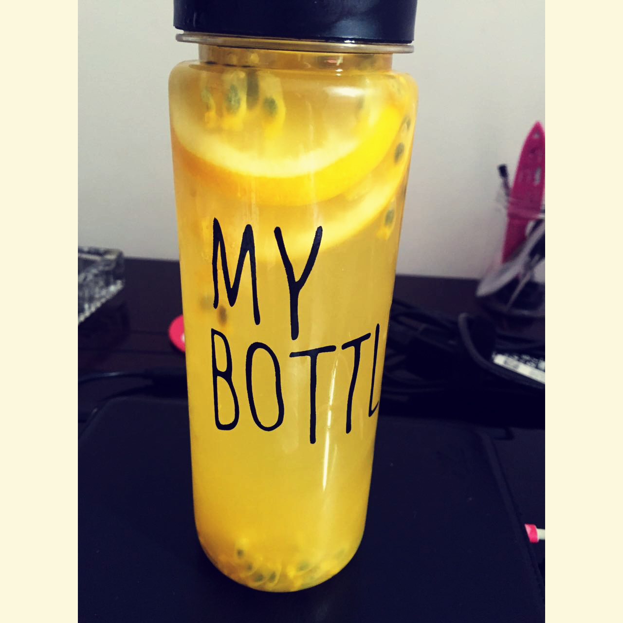 青柠/青桔百香果气泡水/夏日必备