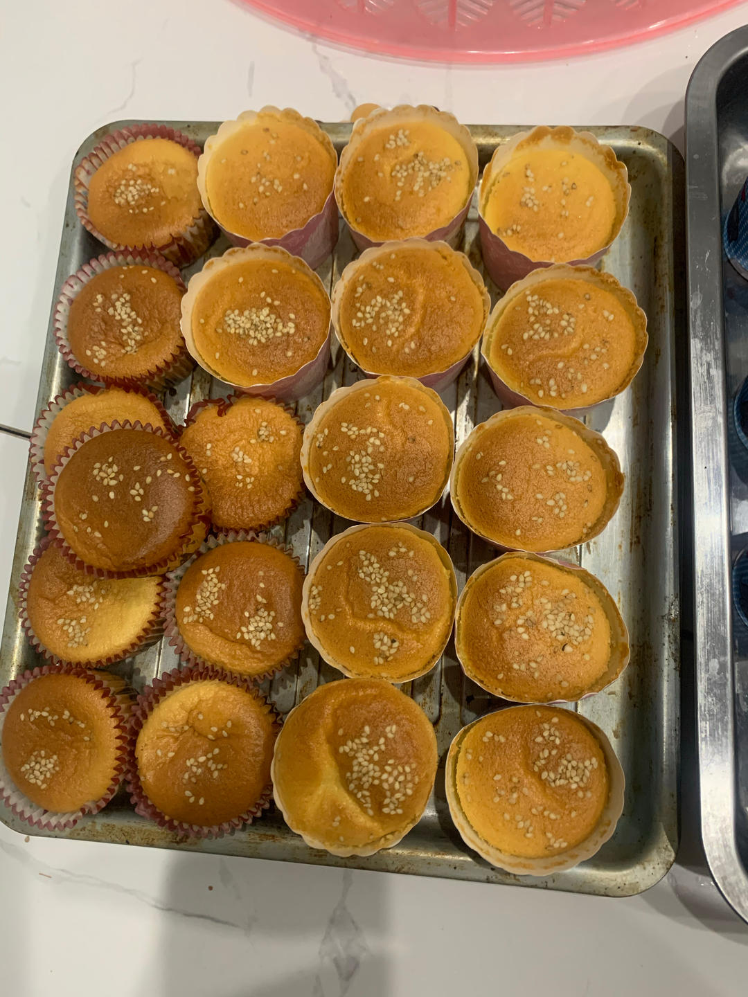 戚风小纸杯蛋糕