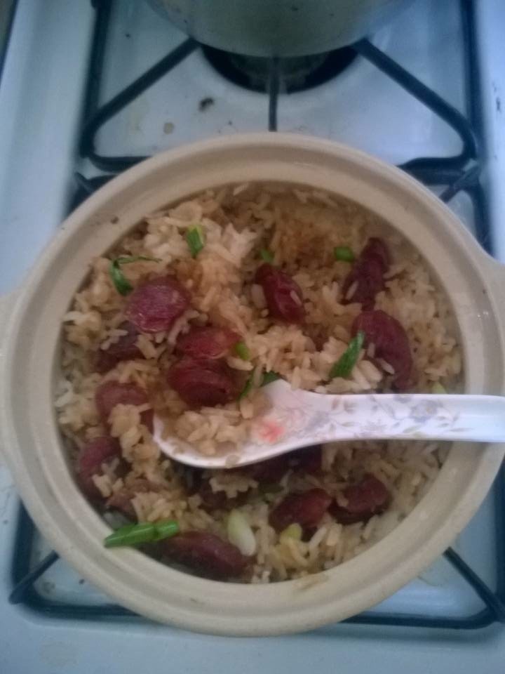 腊肠煲仔饭
