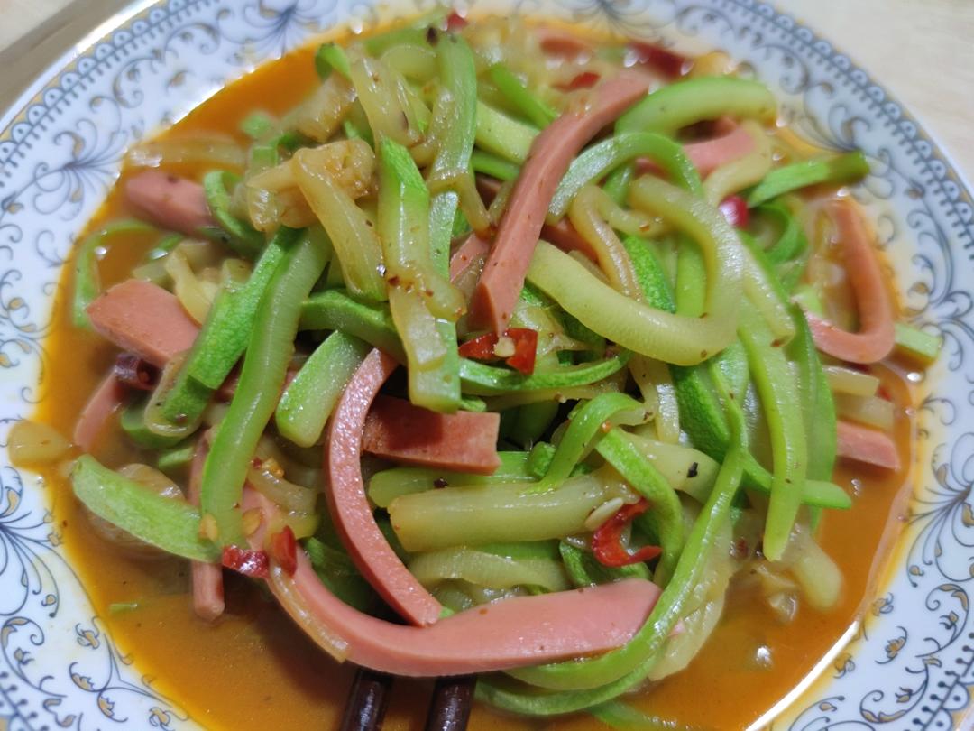 小炒西葫芦