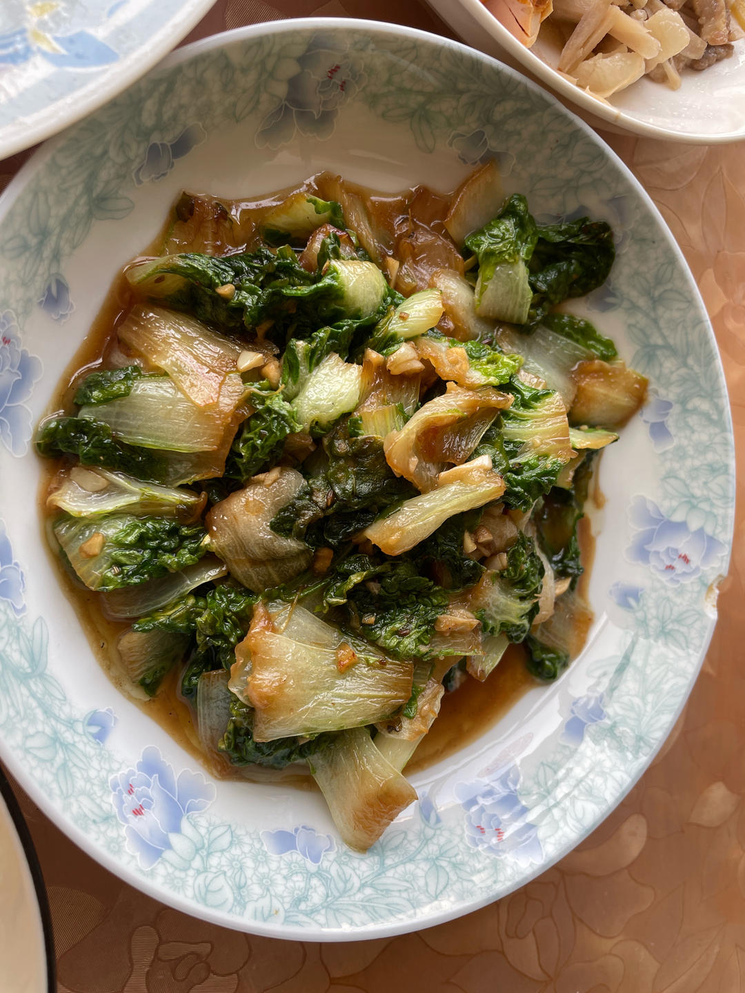 蒜蓉黄心菜