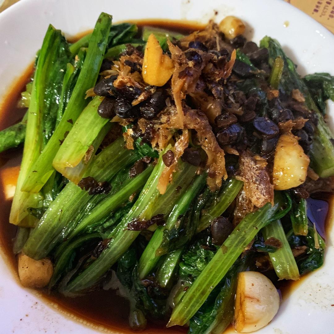 豆豉鲮鱼油麦菜