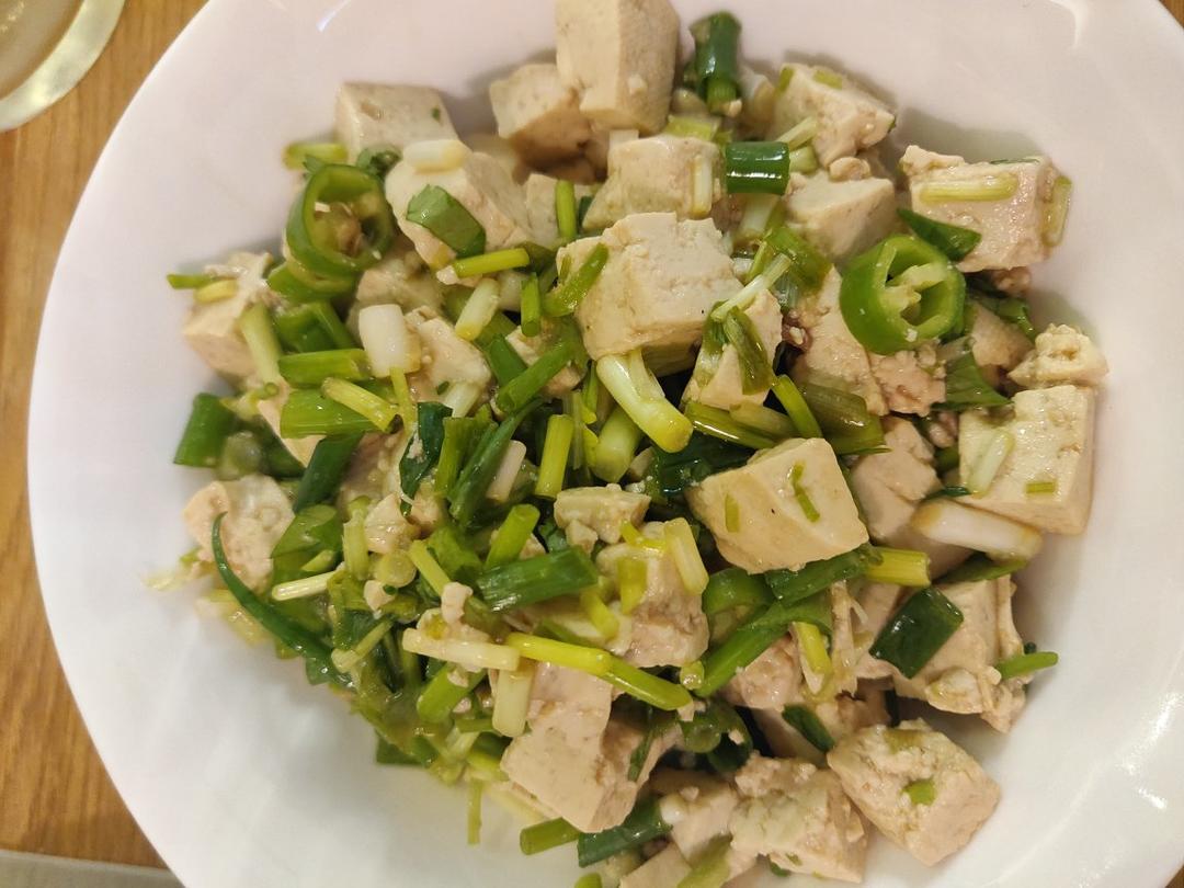 小葱拌豆腐