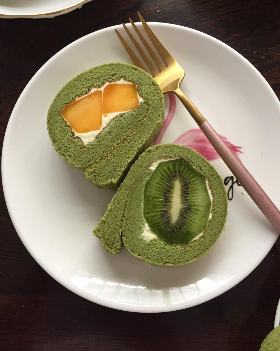 日式抹茶蛋糕卷