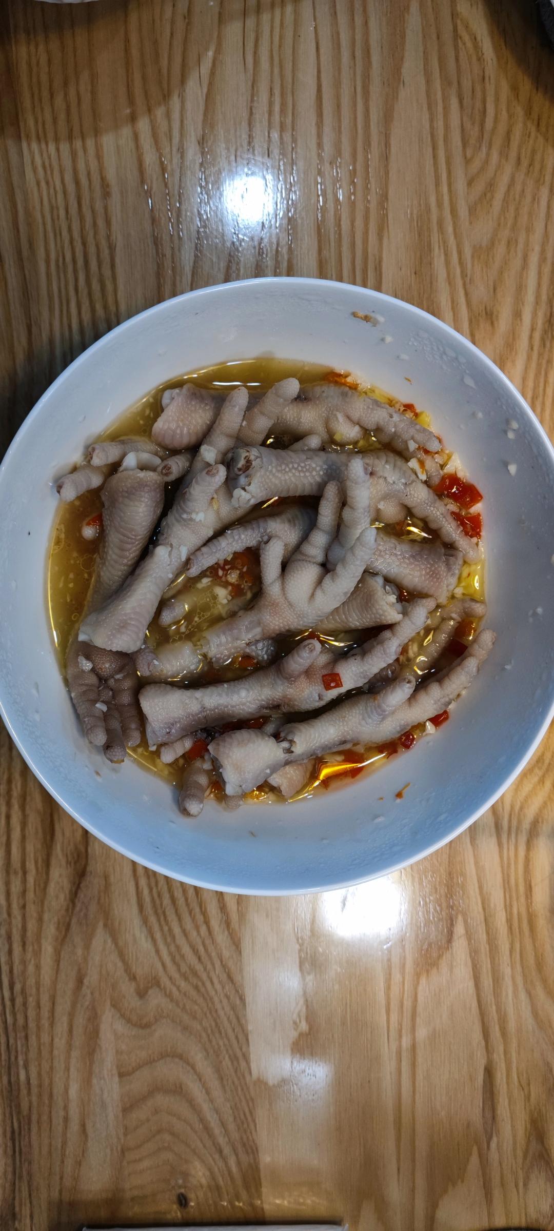 自制黎里辣鸡脚