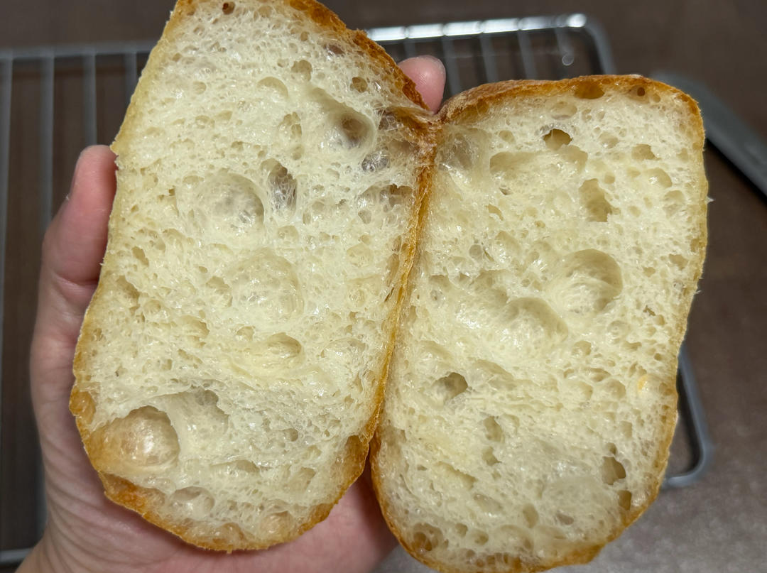 家庭版免揉～恰巴塔🥖｜一次成功超好吃