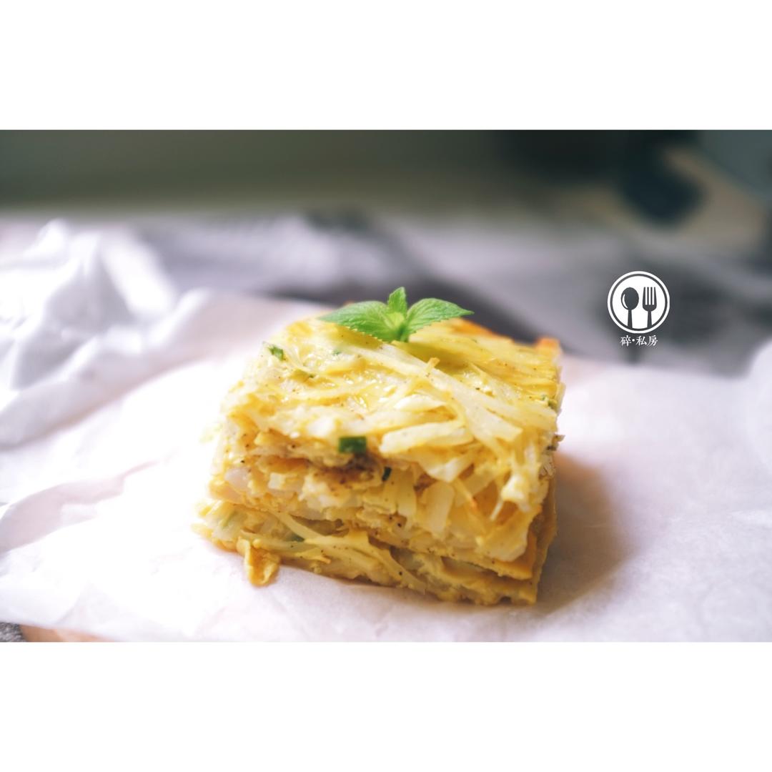 西式土豆丝蛋饼