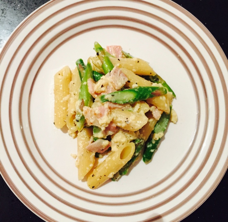 芦笋培根Carbonara