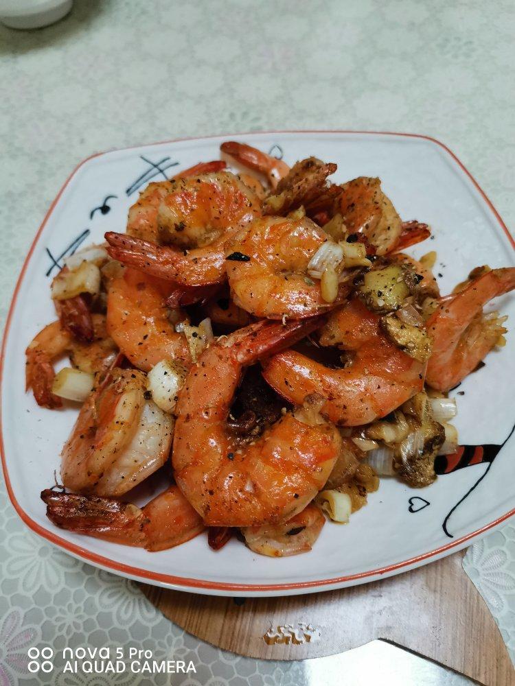 开背蒜香虾